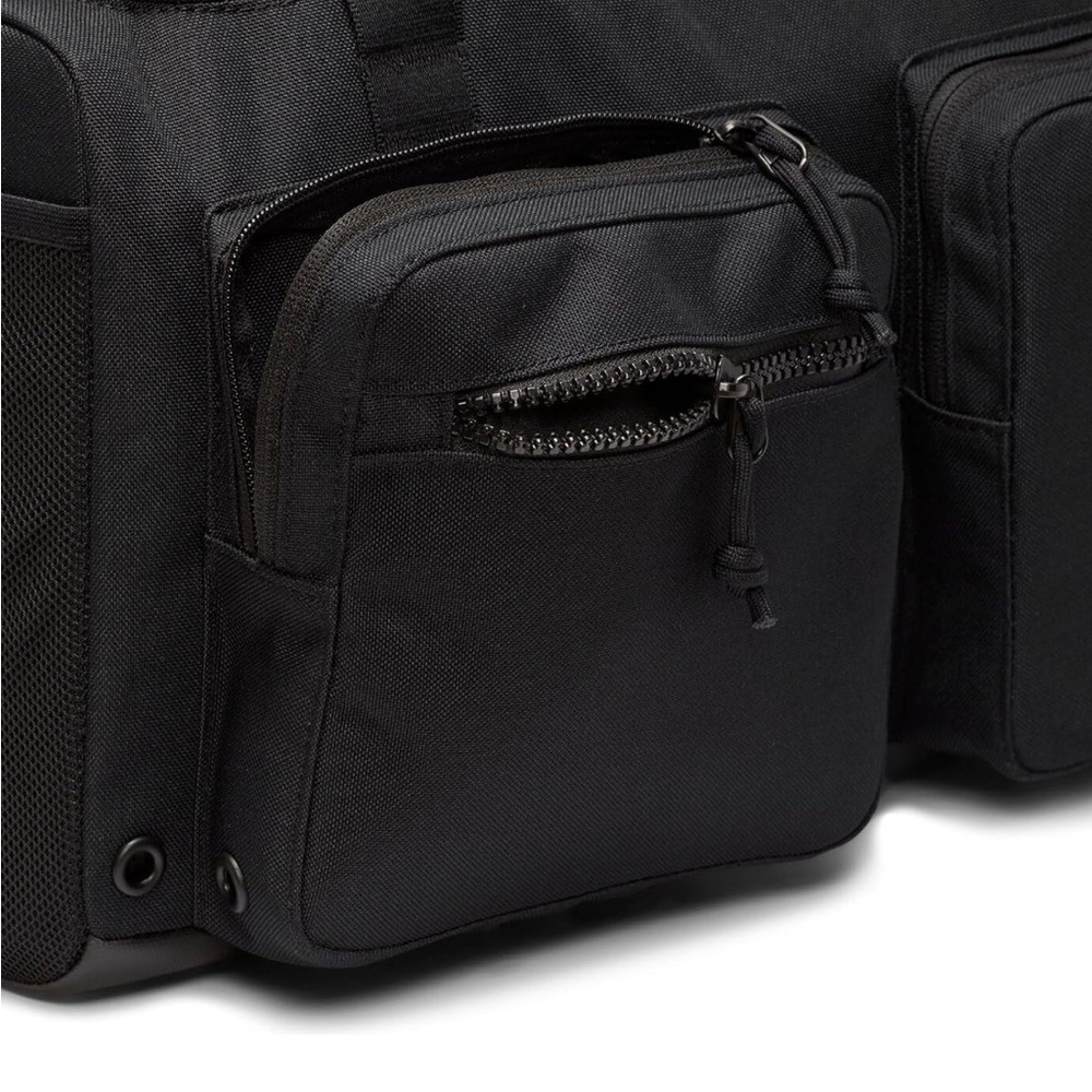 NEW NIKE Utility Power Gym Bag CK2795-010 BLACK/BLACK/ENIGMA STONE - Picture 5 of 7